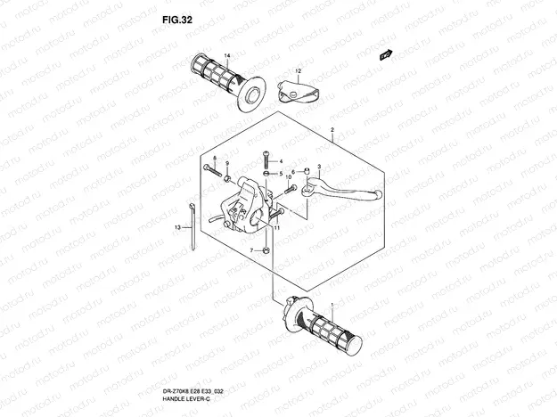 32 - HANDLE LEVER