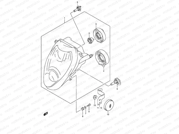 32 - HEADLAMP (E24)