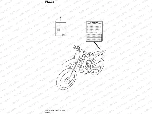 32 - LABEL (RM-Z450L4 E03)