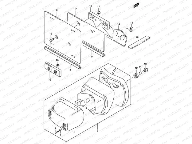 32 - REAR COMBINATION LAMP
