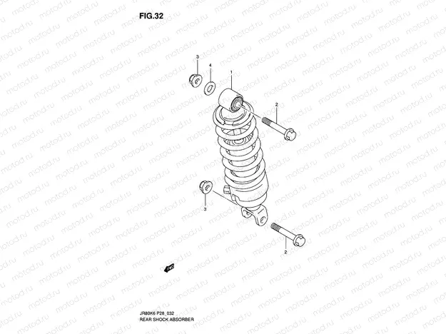 32 - REAR SHOCK ABSORBER