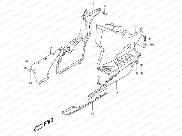 32 - SIDE LEG SHIELD (MODEL V/W/X)