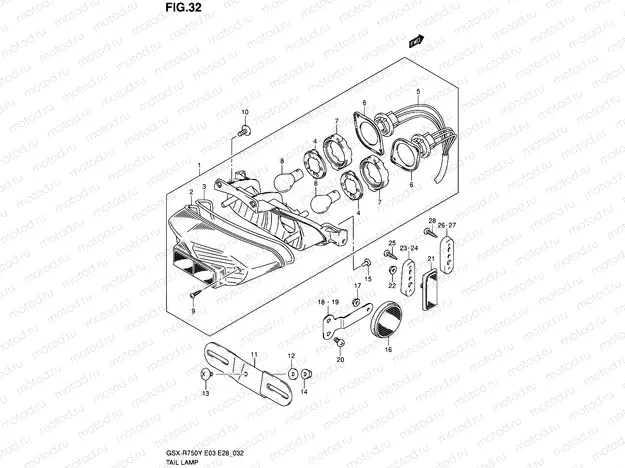 32 - TAIL LAMP