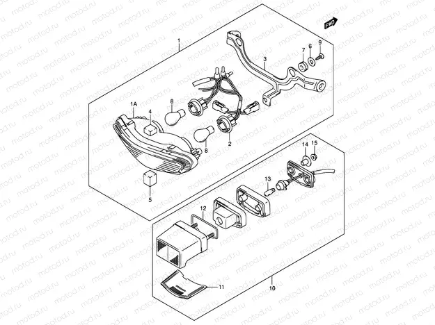32 - TAIL LAMP (MODEL K2/K3)