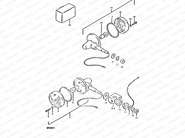 32 - TURN SIGNAL LAMP (E16, E18)