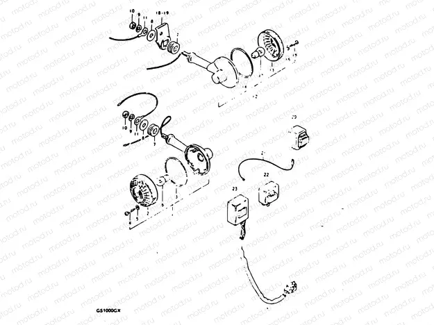 32 - TURN SIGNAL LAMP (MODEL T : E22, E25)