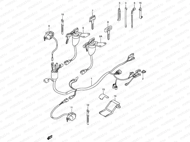 32 - WIRING HARNESS (DR-Z400EY/EK1/EK2/EK3/EK4)