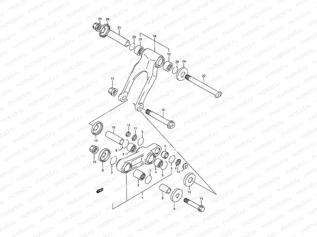 32A - CUSHION LEVER (MODEL P/R/S)