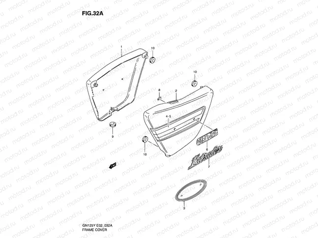 32A - FRAME COVER (MODEL X/Y)