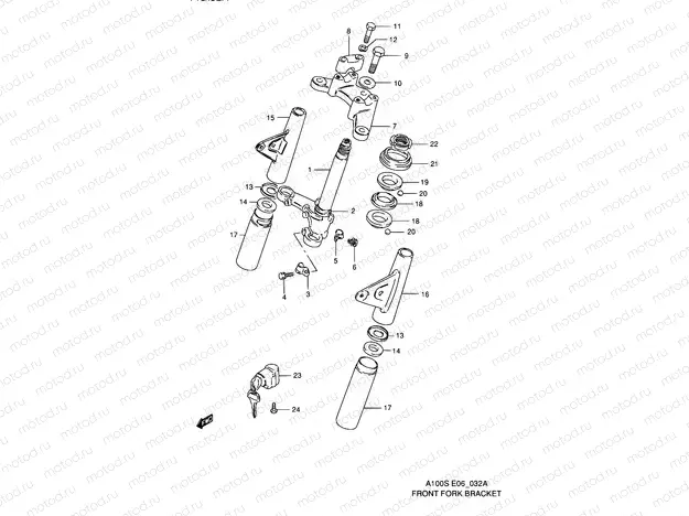 32A - FRONT FORK BRACKET