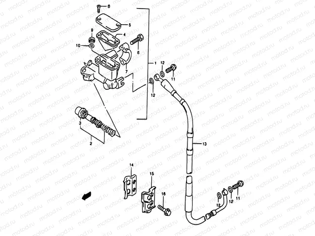 32A - FRONT MASTER CYLINDER (MODEL X/Y)