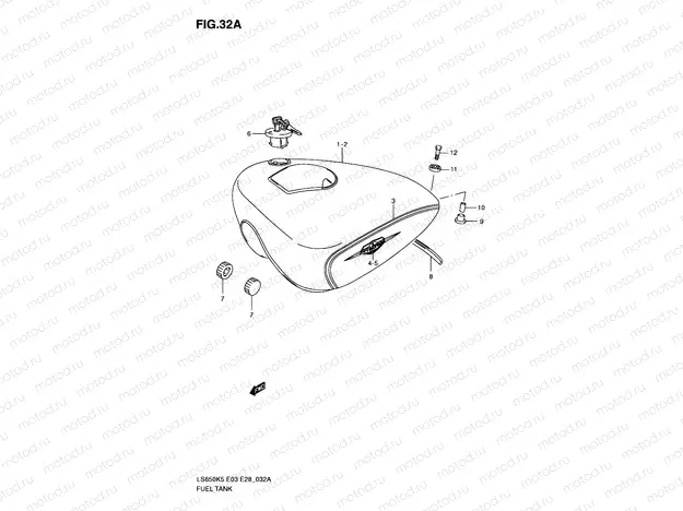 32A - FUEL TANK (MODEL K9)