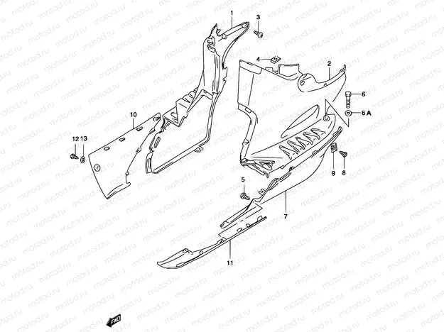 32A - SIDE LEG SHIELD (MODEL K2)