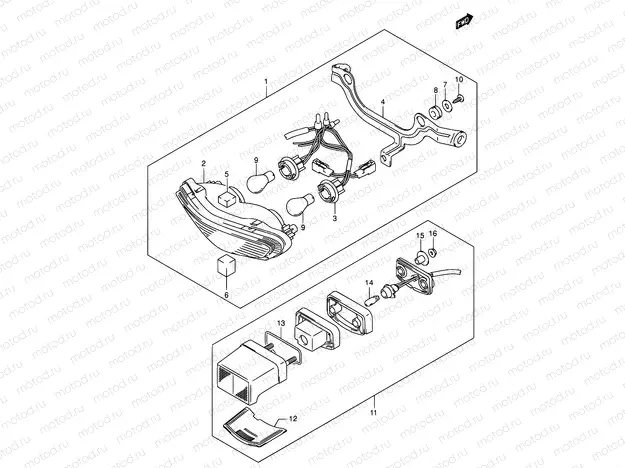 32A - TAIL LAMP (MODEL K4/K5/K6)