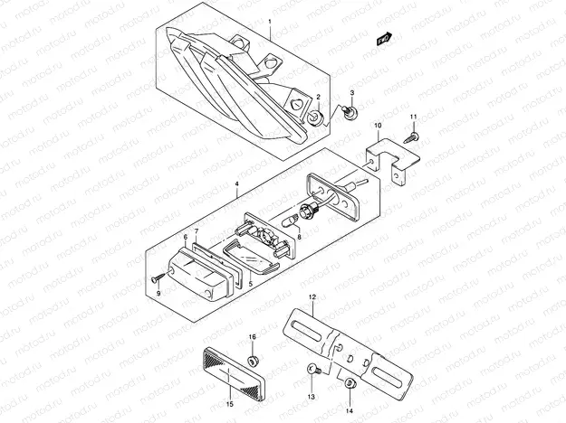32A - TAIL LAMP (SV1000SK5/S1K5/S2K5)