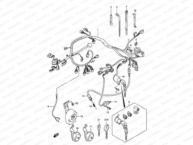 32A - WIRING HARNESS (MODEL Y/K1/K2)