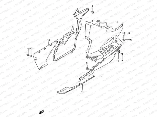 32C - SIDE LEG SHIELD (MODEL K4)