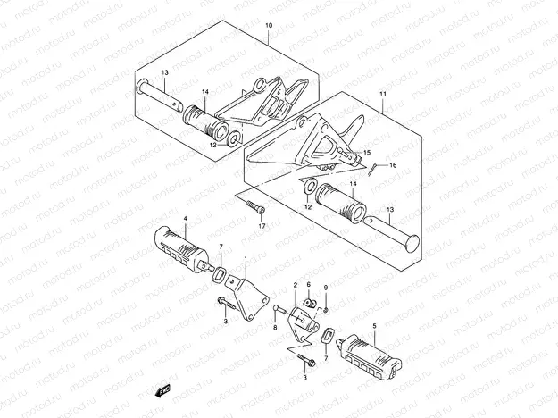 33 - FOOTREST