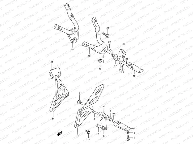 33 - FOOTREST