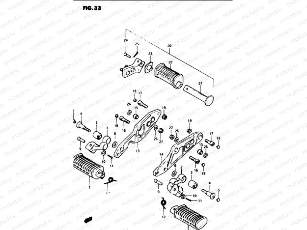 33 - FOOTREST