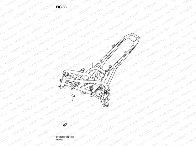 33 - FRAME (MODEL K9)