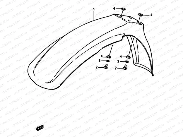 33 - FRONT FENDER
