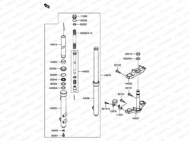 33 - FRONT FORK