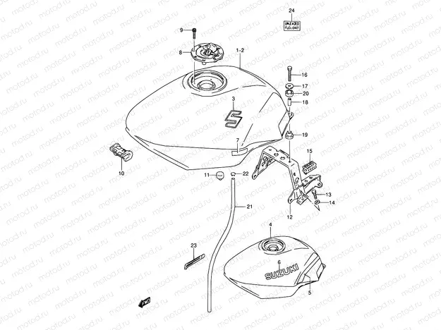 33 - FUEL TANK (MODEL J/K/L)