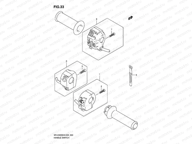 33 - HANDLE SWITCH