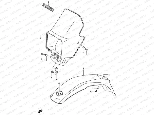 33 - HEADLAMP COVER