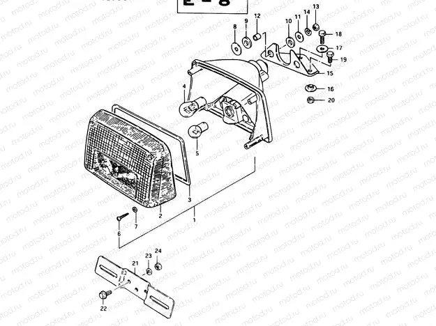 33 - REAR COMBINATION LAMP (E02, E04, E21)