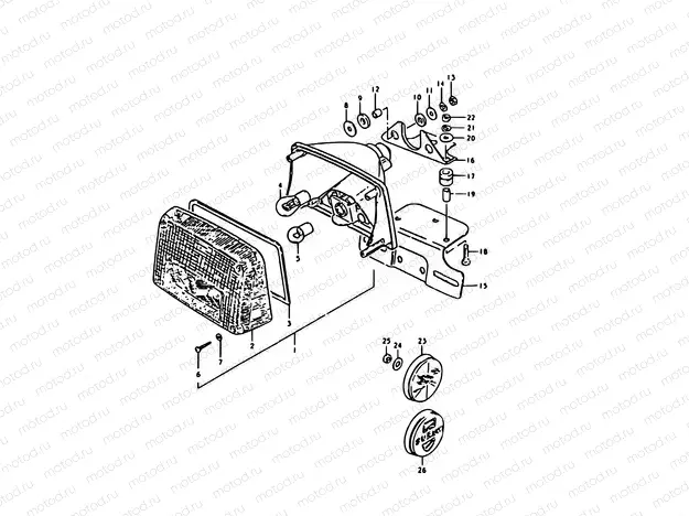 33 - REAR COMBINATION LAMP (E02, E04, E21)