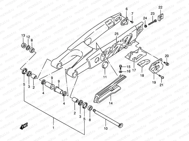33 - REAR SWINGING ARM (MODEL T)