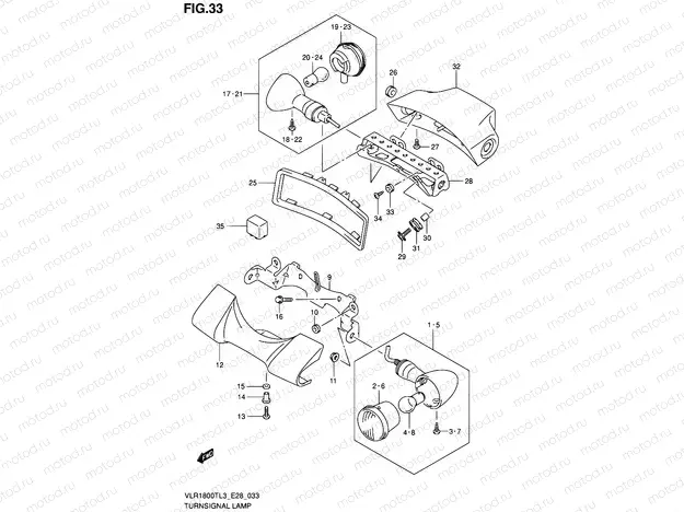 33 - TURNSIGNAL LAMP