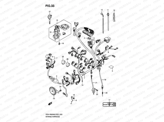 33 - WIRING HARNESS