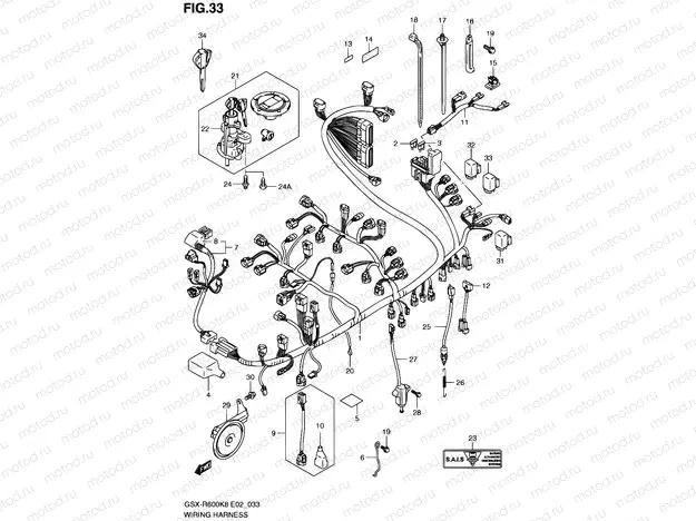 33 - WIRING HARNESS