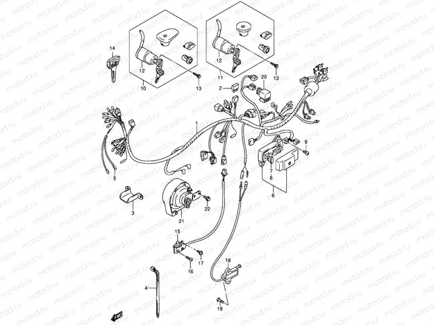 33 - WIRING HARNESS (VS1400GLPK4)
