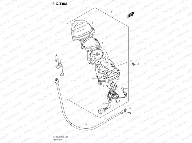 330A - SPEEDOMETER (P19)