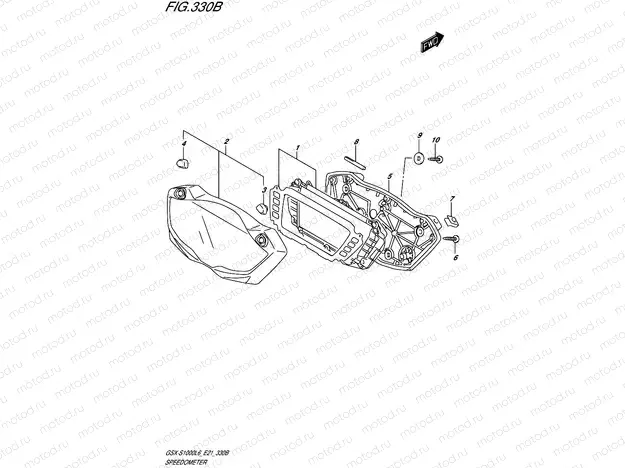 330B - SPEEDOMETER (GSX-S1000UFL6 E21)