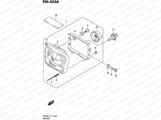 333A - HEADLAMP