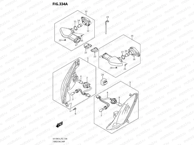 334A - TURNSIGNAL LAMP