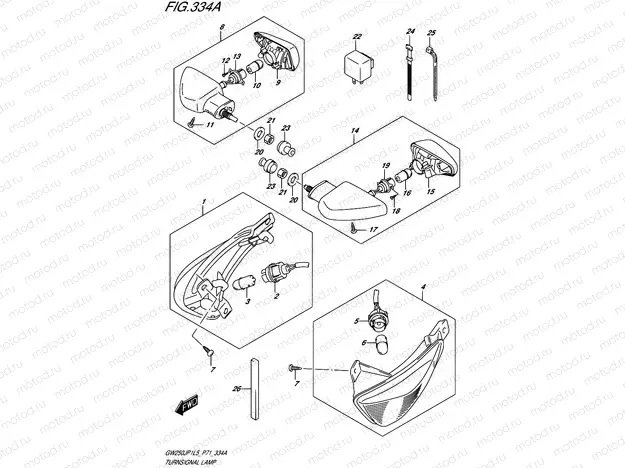 334A - TURNSIGNAL LAMP