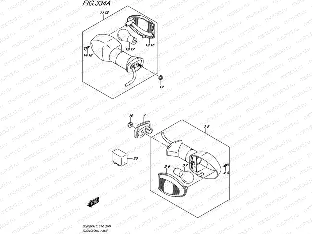 334A - TURNSIGNAL LAMP