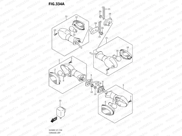 334A - TURNSIGNAL LAMP