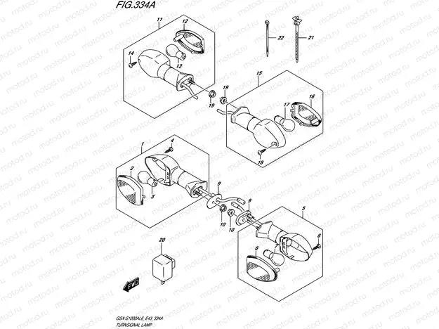 334A - TURNSIGNAL LAMP