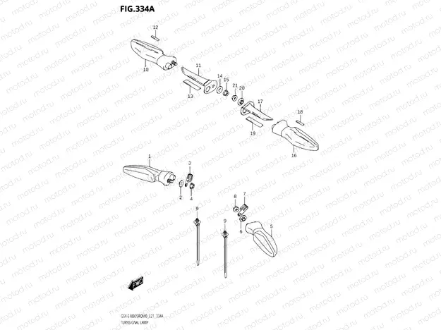 334A - TURNSIGNAL LAMP