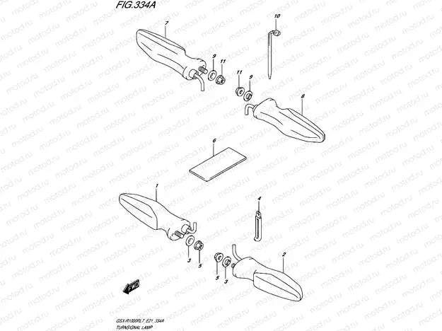 334A - TURNSIGNAL LAMP