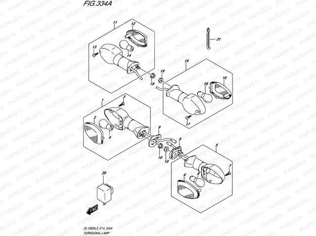 334A - TURNSIGNAL LAMP
