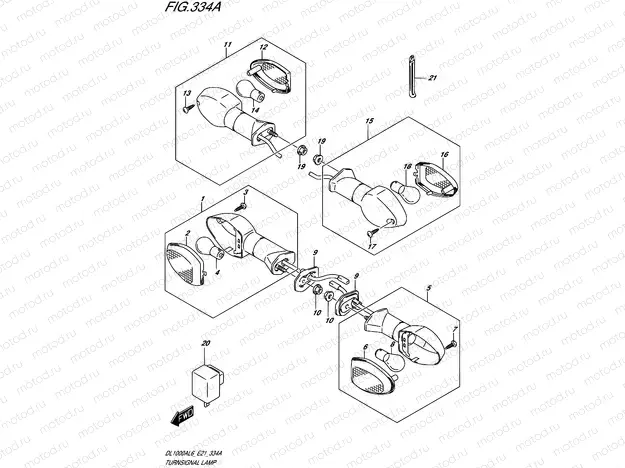 334A - TURNSIGNAL LAMP
