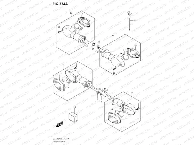 334A - TURNSIGNAL LAMP